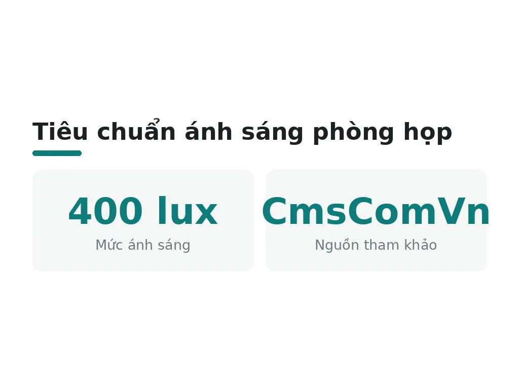 Ánh sáng và màu sắc nội thất phòng họp nên chọn thế nào?