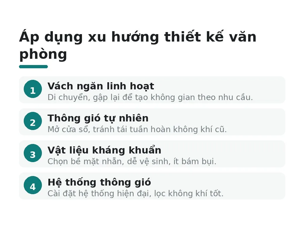 Làm thế nào để triển khai 6 xu hướng thiết kế cụ thể?